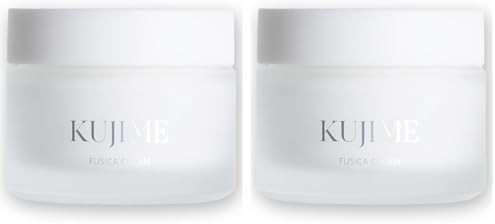 [Official] KUJIME FUSICA CREAM | Moisturizing Cream, Doctor's Cosmetics, Kyoritsu Beauty Clinic, Skincare, Human Dental Pulp Stem Cell Culture Solution, Ceramide, Anti-Aging (35g) (x 2)