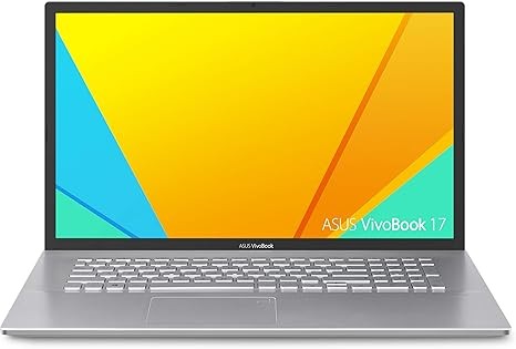 ASUS VivoBook 17 F712DA Thin and Light Laptop, 17.3” HD+, Intel Core i5-8265U Processor, 8GB DDR4 RAM, 128GB SSD + 1TB HDD, Windows 10 Home, Transparent Silver, F712DA-DB51