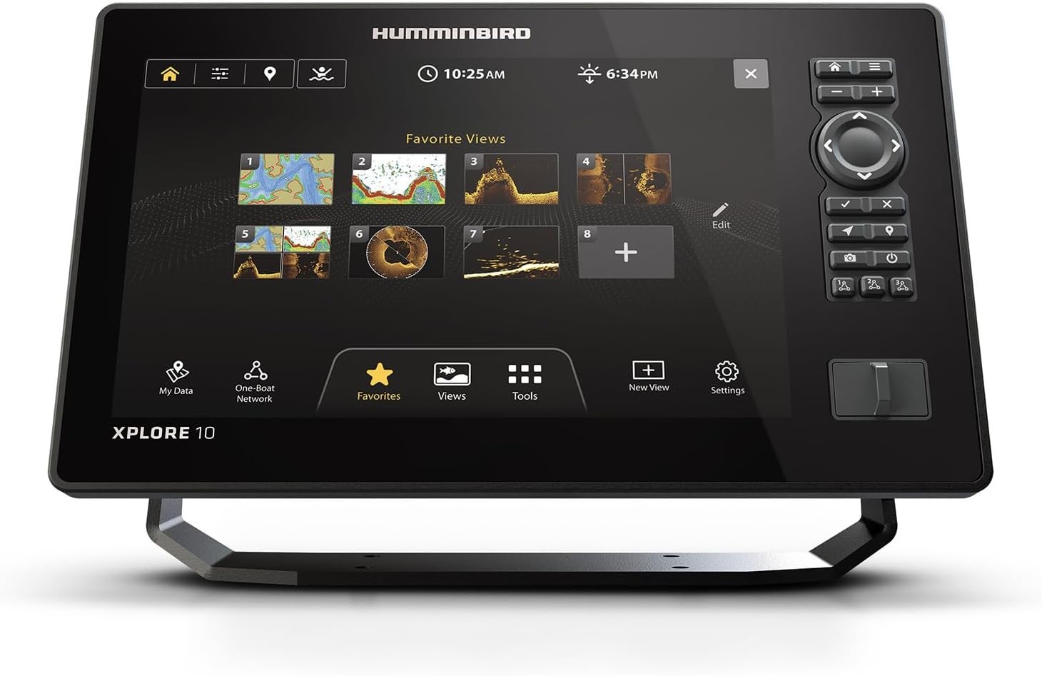Humminbird XPLORE 10 GPS Fish Finder with Transducer Mega Side Imaging + & HD Touch Screen Display