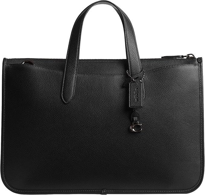COACH Men's Isaac Briefcase, Black, One Size