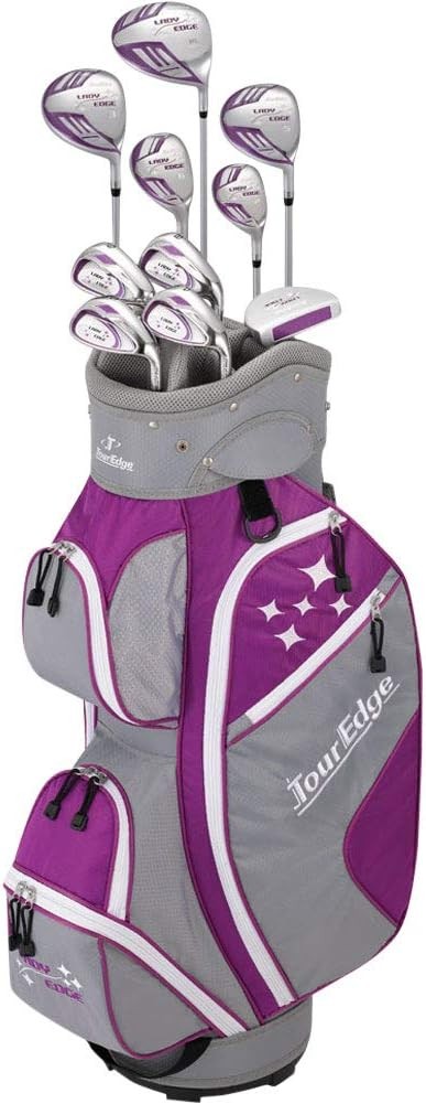 Tour Edge 2020 Lady Edge Full Set Violet Gray White Violet Gray/White One Size (LWSRGL11.BR)
