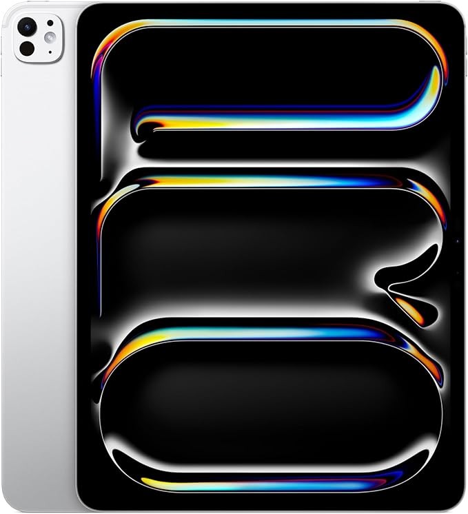 Apple 13-inch iPad Pro (M5): Ultra Retina XDR Display, orizontal 12MP Front/Back Camera, LiDAR Scanner, Wi-Fi 7 by Apple N1, Face ID, All Day Battery