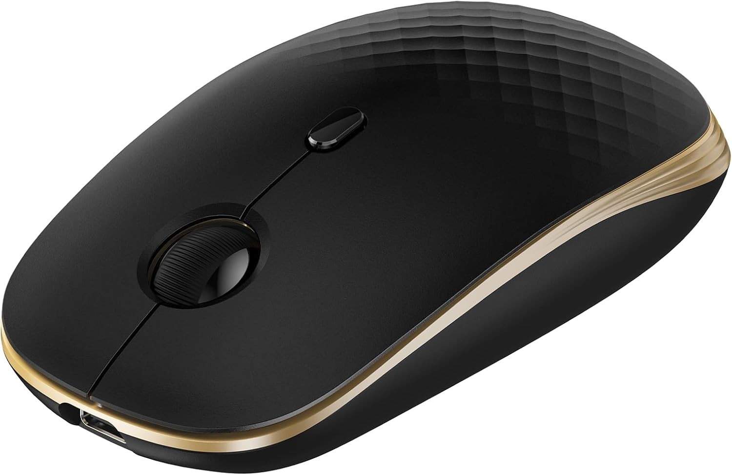 TECKNET Wireless Mouse,Rechargeable Slim Portable Silent Computer Mouse with 2.4GHz USB Receiver,Quiet & Lightweight Long Battery Life Optical Mice for Notebook,PC,Laptop,Computer