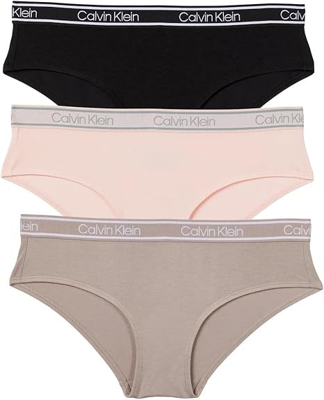 Calvin Klein Womens 3 Pack Stretch Hipster