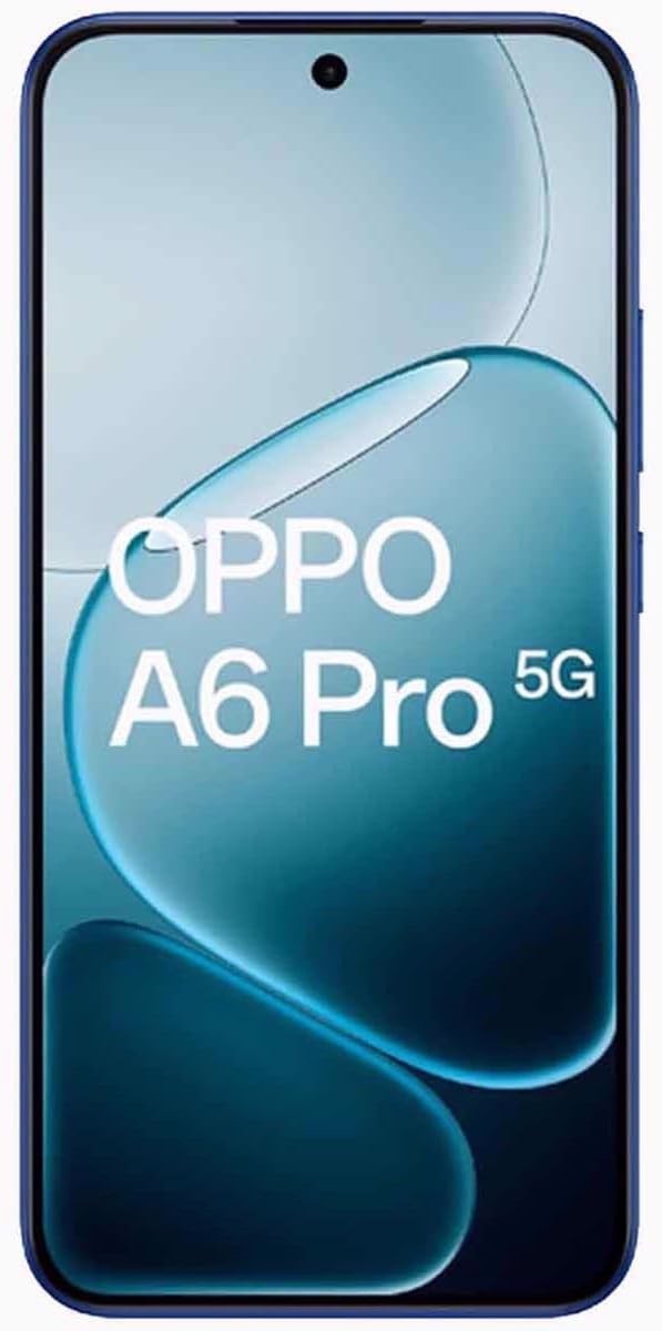 OPPO A6 Pro Dual-SIM 256GB ROM + 8GB RAM (GSM Only | No CDMA) Factory Unlocked 5G Smartphone (Stellar Blue) - International Version