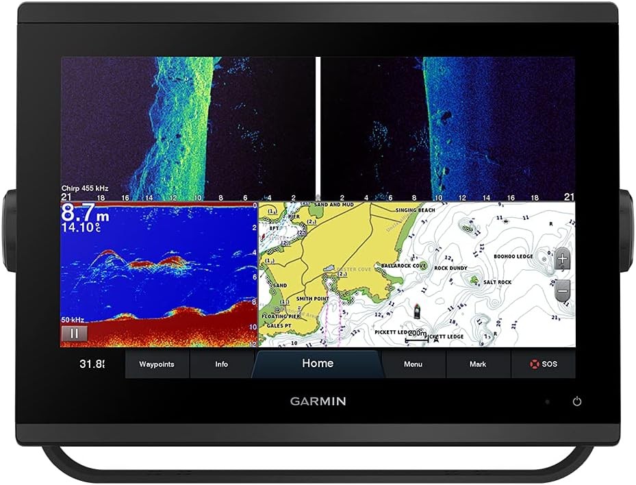 Garmin GPSMAP 1223xsv Combo GPS/Fish Finder with Worldwide Base Map (010-02367-02)